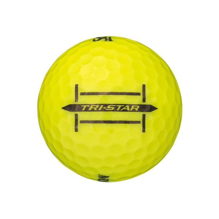 Srixon TRI STAR 2024 Model Golf Balls 1 Dozen (12 Balls) Premium Passion Yellow