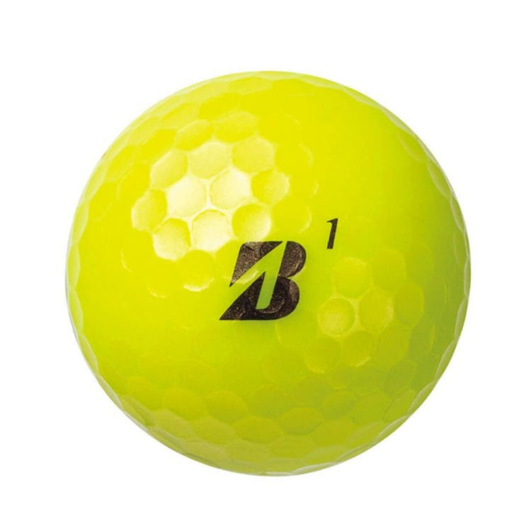 Bridgestone TOUR B JGR 2023 model golf balls, 1 dozen (12 balls) Yellow 