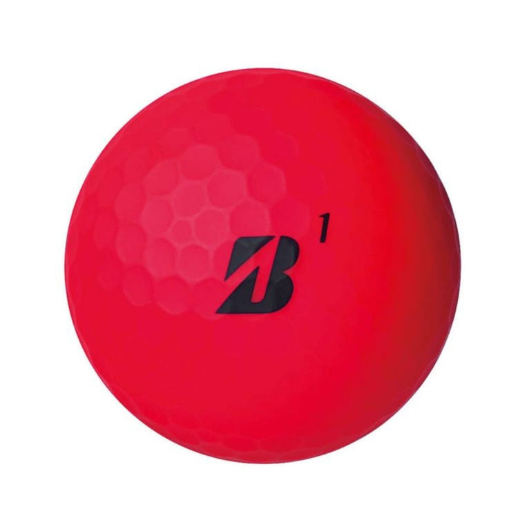 Bridgestone TOUR B JGR 2023 model golf balls, 1 dozen (12 balls), Matte Red 