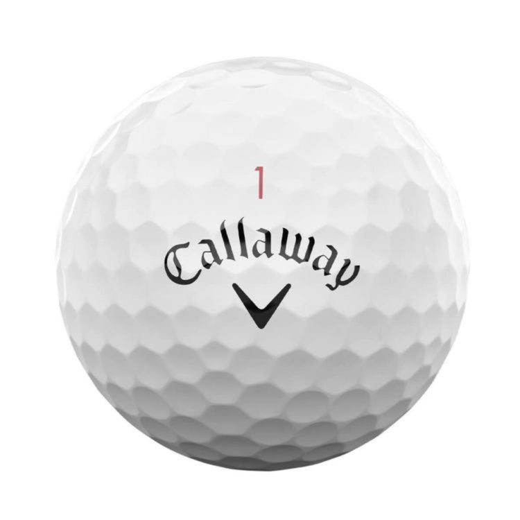 Callaway Chrome Tour 2024 model golf balls, 1 dozen (12 balls) white 