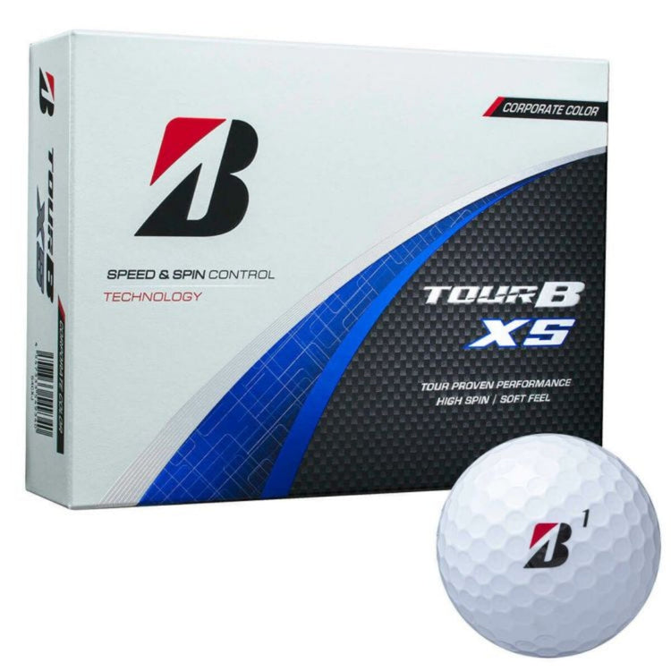 Bridgestone Tour B XS 2024 Model Golf Balls 1 Dozen (12 Balls) Corporate 