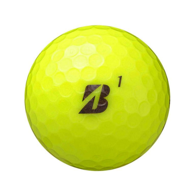 Bridgestone Tour B XS 2024 model golf balls, 1 dozen (12 balls), yellow 