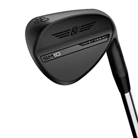 Titleist VOKEY DESIGN VOKEY SM10 Spin Milled 10 Jet Black Finish Wedge Dynamic Gold Steel Shaft