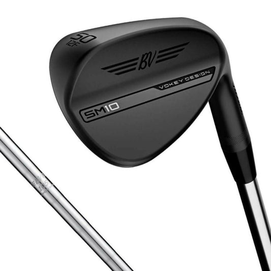 Vokey Design VOKEY SM10 Spin Milled 10 Jet Black Finish Wedge BV105 Steel Shaft